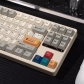 Retro C64 104+41 PBT Dye-subbed Keycaps Set for Cherry MX Mechanical Gaming Keyboard